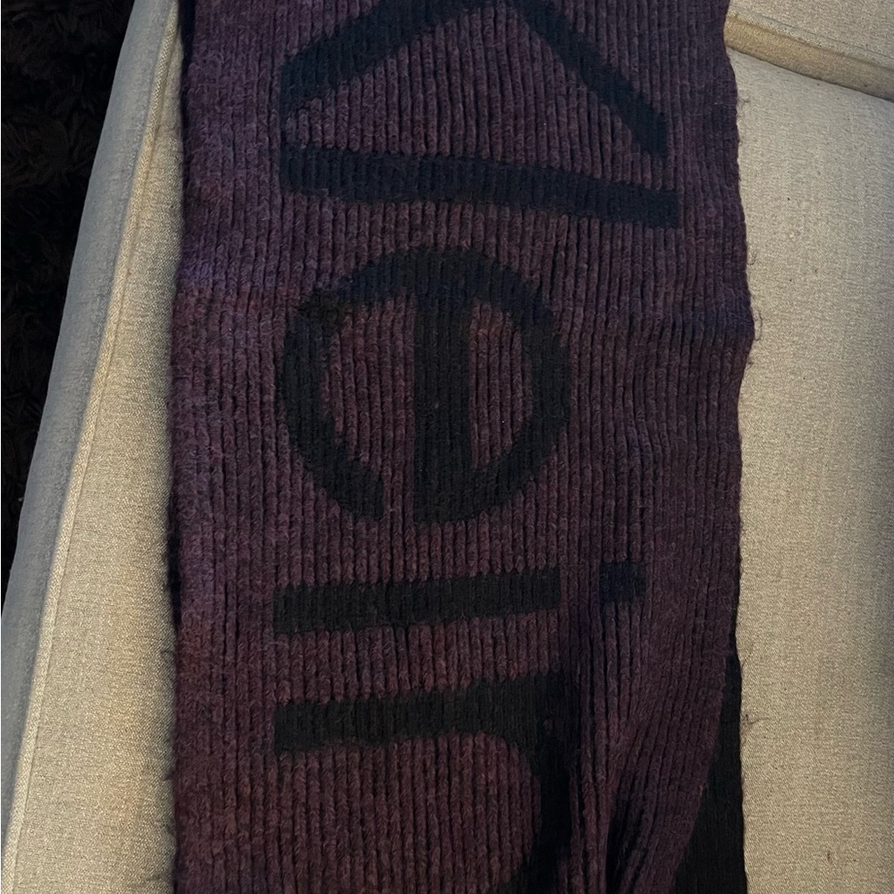 Calvin Klein Purple and Black Scarf